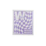 Woodward Groovy Checkers Sticker