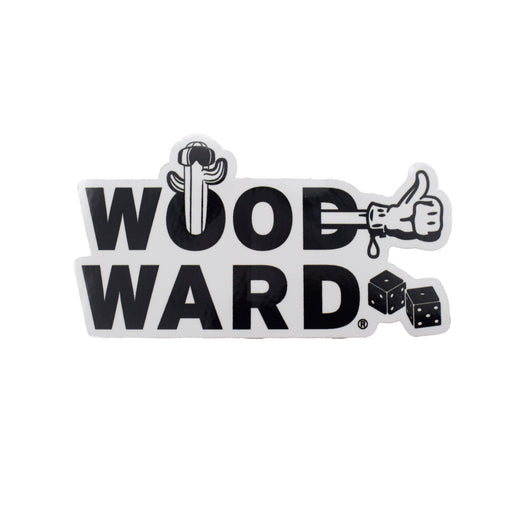 Woodward Stacked Mountain Icons Sticker