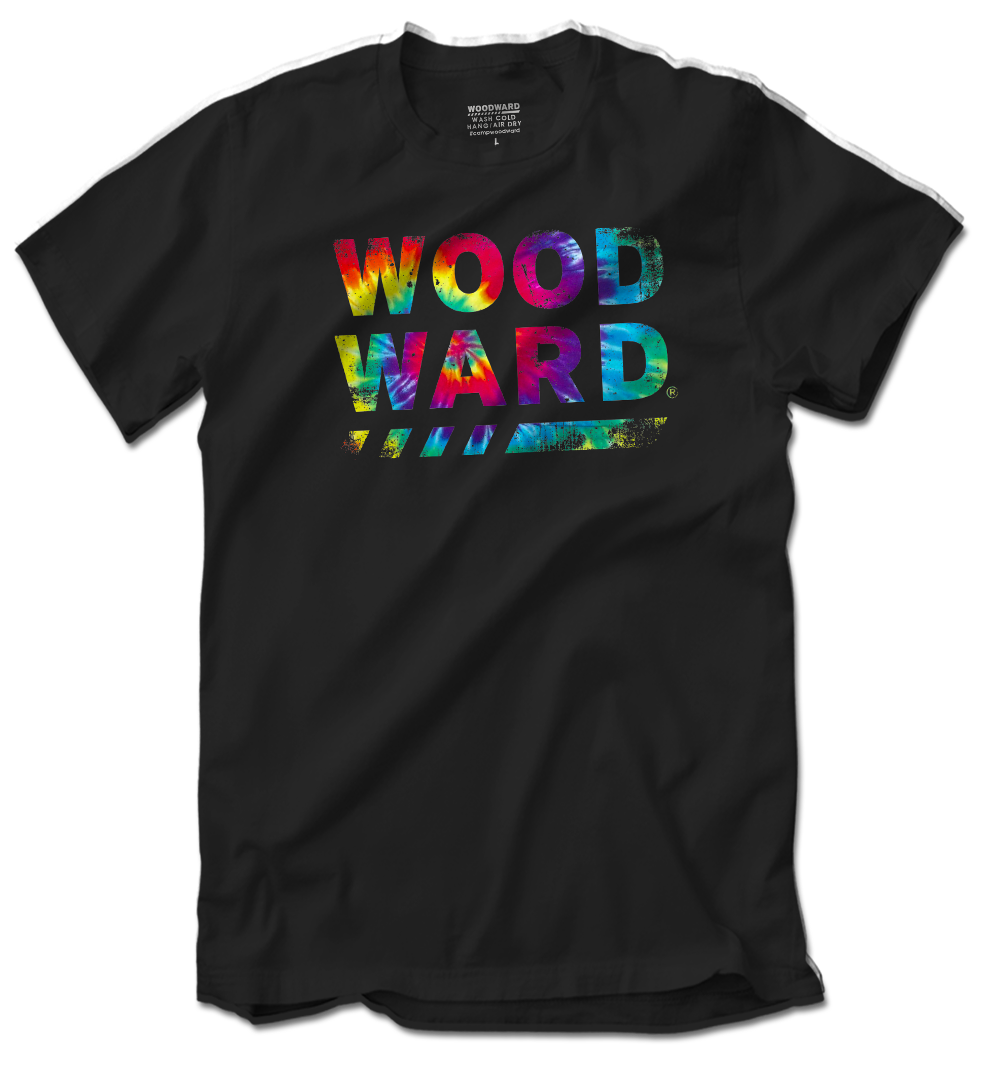 WOODWARD STACKED TIE DYE T-SHIRT