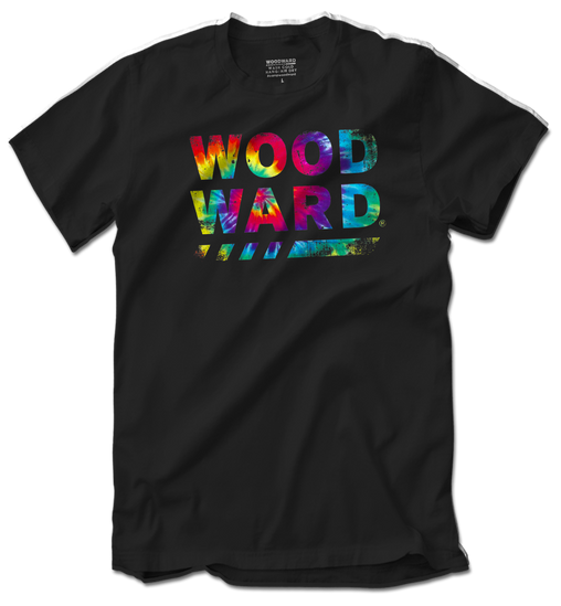 WOODWARD STACKED TIE DYE T-SHIRT