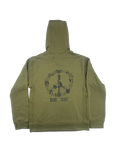 Burton Mens Olive Peace Park Hoodie