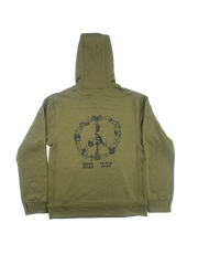 Burton Mens Olive Peace Park Hoodie