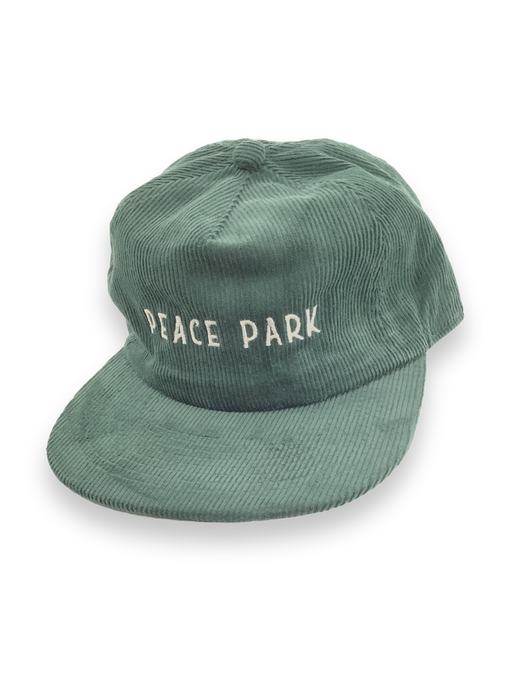 Peace Park Location Corduroy Snapback - Dark Green