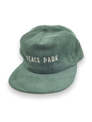 Peace Park Location Corduroy Snapback - Dark Green
