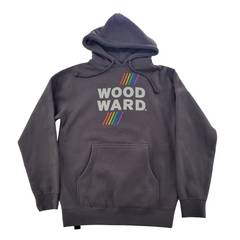 Woodward 2022 Pride Stacked Dark Hoodie