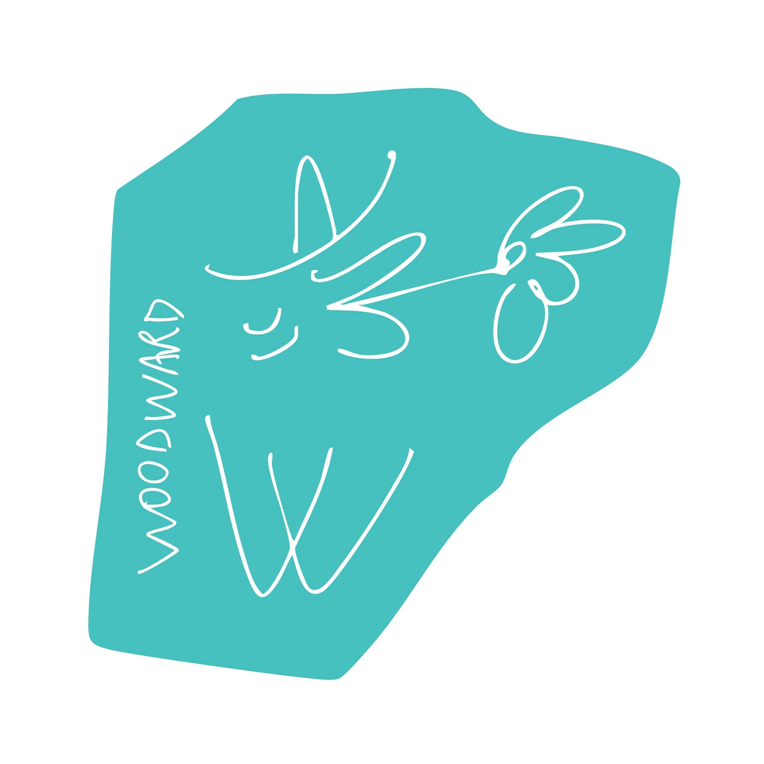 Woodward Gus Gus Flowers Sticker