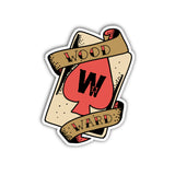 Woodward Cards Sticker