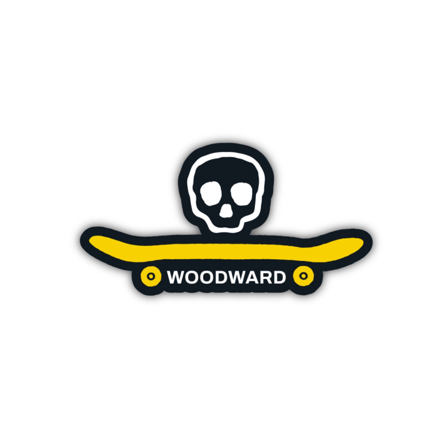 Skull and Skate Sticker