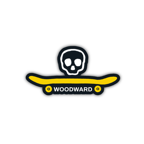 Skull and Skate Sticker