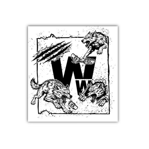 Thrashed Sticker