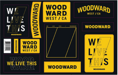 Woodward Sticker Sheet