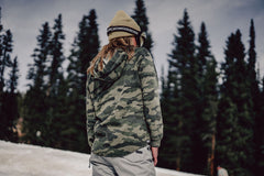 Womens Earth Tone Woodward Hooded Pullover