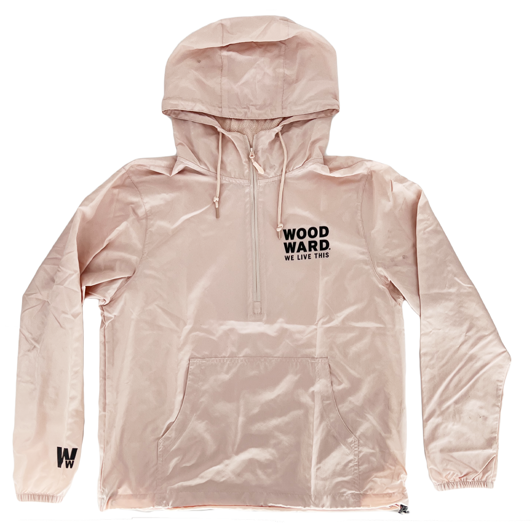 Quarter zip best sale rain jacket womens
