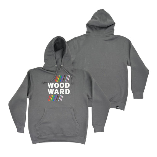 Woodward 2023 Pride Stacked Dark Hoodie